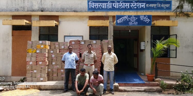 सुरत-नागपूर महामार्गावर १८ लाखाच्या अवैध बियरसह ट्रक जप्त