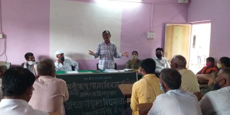 क.पु.पा.माध्यमिक व कनिष्ठ महाविदयालय व ग्रामपंचायत यांच्या संयुक्त विद्यमानाने शक्षक- पालक सहविचार सभा उत्साहात