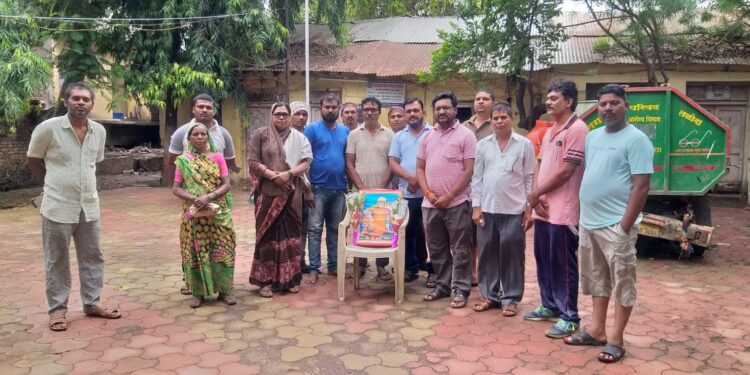 तळोदा येथे सफाई कामगार दिन साजरा