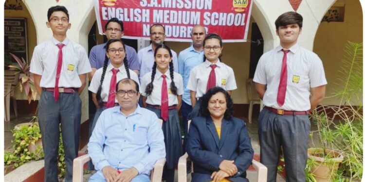 नंदुरबार येथील एस. ए. मिशन हायस्कूलचा शंभर टक्के निकाल