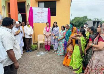 फेस येथे आ. डॉ.विजयकुमार गावित यांच्या आमदार निधितुन समाज मंदिराचे उद्घाटन