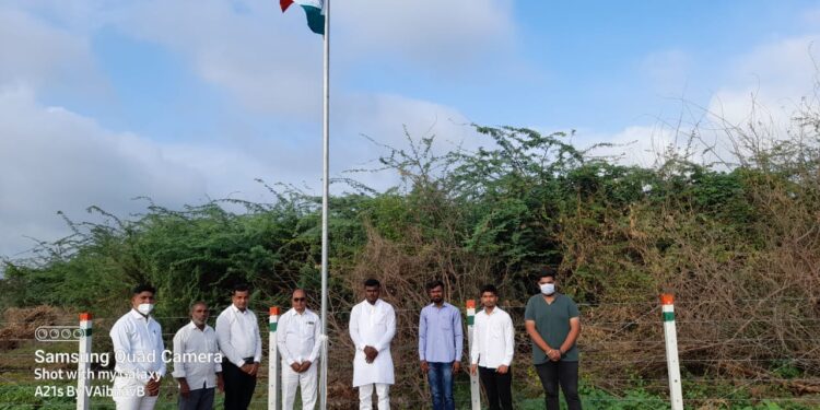 कृषि तंत्र विद्यालयात ७५ वा स्वातंत्र्य दिन उत्साहात साजरा