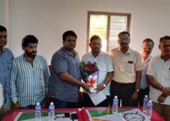 राष्ट्रवादी काँग्रेस पार्टीच्या तळोदा शहराध्यक्षपदी योगेश मराठे यांची निवड