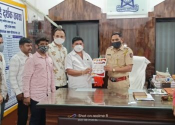 नंदुरबार येथे क्षत्रिय मराठा परिवार संघटनेतर्फे कोरोना योध्द्यांचा सत्कार