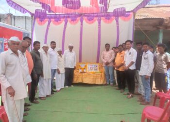 रनाळे येथे राष्ट्रसंत भगवान बाबा यांची 125 वी जयंती साजरी