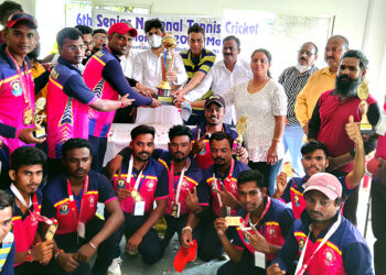 राष्ट्रीय टेनिस क्रिकेट स्पर्धेत महाराष्ट्र संघाला सुवर्ण पदक