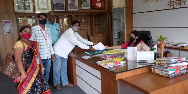 राष्ट्रीय विश्र्वगामी पत्रकार संघ नंदुरबार जिल्हातर्फे मुख्यमंत्री उद्धव ठाकरे यांना दिले विविध मागण्यांचे निवेदन