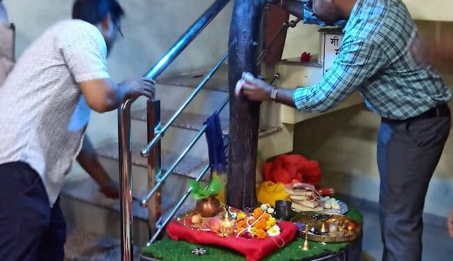 पर्यावरणाचा संदेश देणाऱ्या श्रीगणेशाचे विसर्जन ही झाले पर्यावरण पूरकच