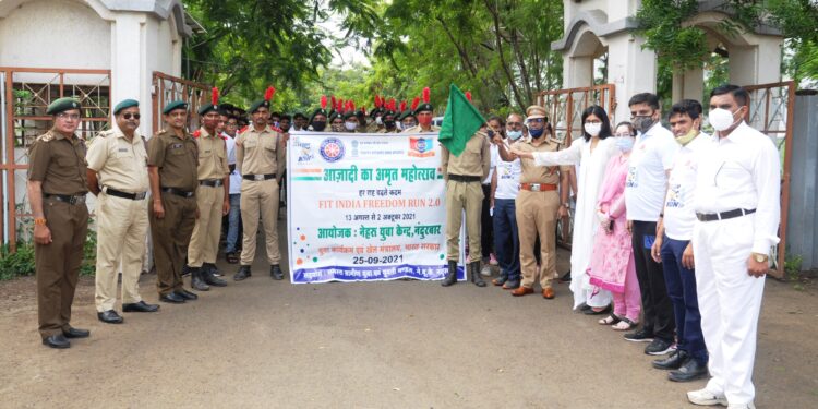 स्वातंत्र्याच्या अमृत महोत्सवानिमित्त  नंदुरबारला ‘फिट इंडिया फ्रीडम रन’