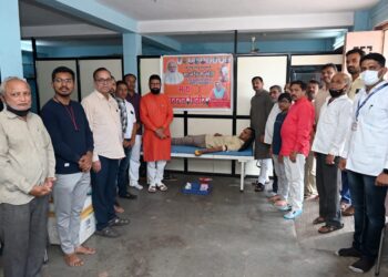 पंतप्रधान नरेंद्र मोदी  यांच्या वाढदिवसानिमित्ताने भाजपा  जिल्हा सहकार आघाडी तर्फे रक्तदान शिबिर