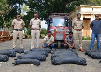 दारु वाहतूक करणाऱ्या रिक्षासह 1 लाख 68 हजार रुपयांचा मुद्देमाल जप्त , विसरवाडी पोलिसांची कारवाई