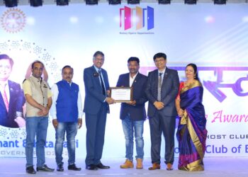 रोटरी क्लब ऑफ नंदनगरी चा बेस्ट क्लब गोल्ड अवॉर्ड ने सन्मान, एकूण 13 पुरस्कारांसह नागसेन पेंढारकर यांना बेस्ट प्रेसिडेंट गोल्ड अवॉर्ड