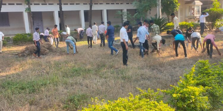 रासेयो तर्फे आजादी का अमृत महोत्सव अंतर्गत कार्यक्रम