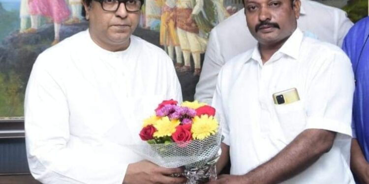 मनसेच्या नंदुरबार जिल्हाध्यक्षपदी विजय चौधरी यांची पुनश्चः नियुक्ती