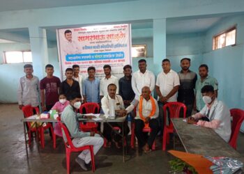 उमर्दे खुर्दे येथे महाआरोग्य तपासणी शिबीरात १२५ नागरीकांची आरोग्य तपासणी
