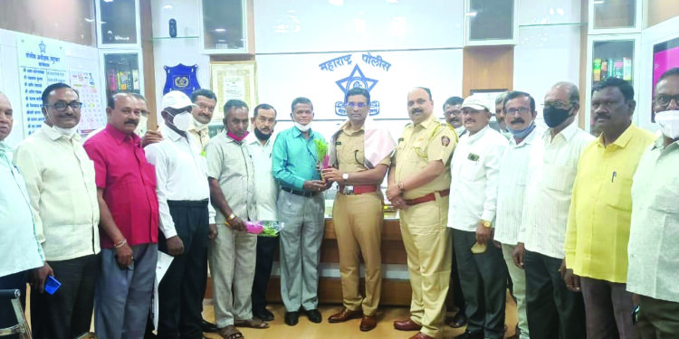 सेवानिवृत्त पोलिसांच्या अडचणी सोडविण्याचे नुतन पोलीस अधिक्षकांचे आश्वासन