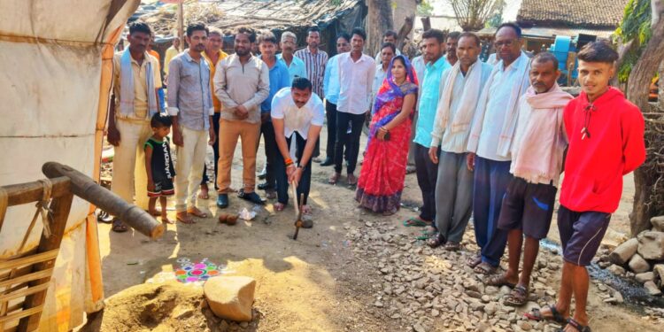 मालदा येथे आमदार राजेश पाडवी यांच्या हस्ते विविध कामांचे भूमिपूजन