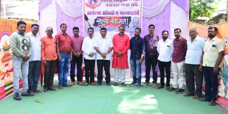 तळोदा तालुका मराठी पत्रकार संघातर्फे दिवाळी स्नेहमिलन, मान्यवरांची हजेरी