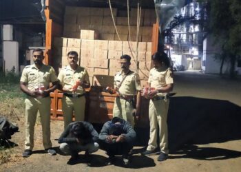 मामाचे मोहीदा शिवारातून भरारी पथकाने अवैध बियरसह 22 लाखाचा मुद्देमाल केला जप्त, दोघांना अटक