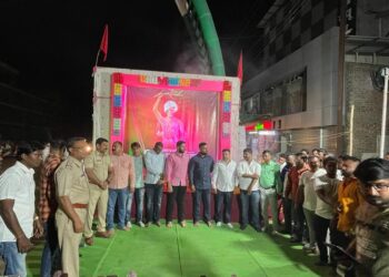 नंदुरबार येथे एकलव्य आदिवासी क्रांतीदल संघटनेतर्फे बिरसा मुंडा यांची जयंती जल्लोषात साजरी