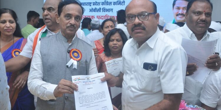 महाराष्ट्र प्रदेश काँग्रेस कमिटी ओबीसी विभागाच्या सरचिटणीसपदी महेंद्र कलाल यांची नियुक्ती