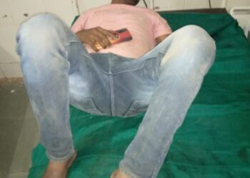 बिबट्याला बघून पळालेल्या युवकांनी दुचाकी घसरली, दोघे युवक झाले जखमी