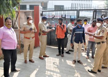 पोलीस भरतीच्या लेखी परिक्षेसाठी अडीच हजार परिक्षार्थींची दांडी