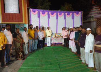 रनाळे येथे जय भगवान महासंघातर्फे  लोकनेते गोपीनाथ मुंडे यांची जयंती साजरी