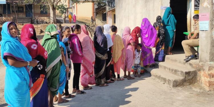 धडगाव नगरपंचायतिच्या १७ जागांसाठी 79. 84 टक्के मतदान, मतदानात महिलांचे प्रमाण अधिक, मतदान प्रक्रिया शांततेत