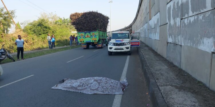 नवापूर शहरातील प्रताप बेंद्रे यांचा राष्ट्रीय महामार्गावर आढळला मृतदेह