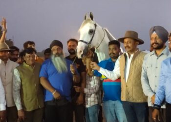 अश्व सौदर्य स्पर्धेत महाराष्ट्रातील काजिम व पंजाबचा अल्बक्ष  प्रथम