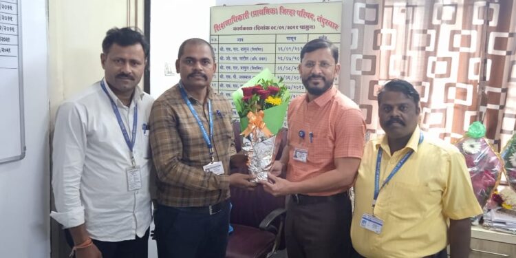प्रहार शिक्षक संघटनेमार्फत नूतन शिक्षणाधिकारी डॉ. युनूस पठाण यांचा सत्कार