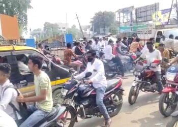 शहादयात वाहतुकीचा बोजवारा;ट्रॅफिक जामने नागरिक हैराण, वाहतूक पोलीस मात्र गायब