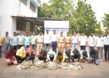 नंदुरबार तालुक्यात सुझलॉन येथे चोरी प्रकरणी १० जणांना अटक, १ लाख ६० हजाराचा माल हस्तगत