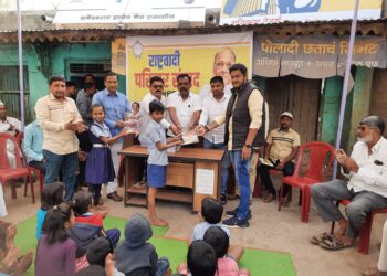 शरद पवारांच्या वाढदिवसानिमित्त शनिमांडळ येथे विविध कार्यक्रम