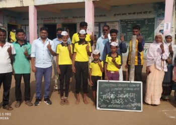 काल्लेखेतपाड्याच्या चिमुकल्यांनी निवडले  ‘बालसंसदेची मुख्यमंत्री’