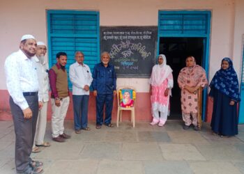 सर सैय्यद उर्दू  शाळेत सावित्रीबाई फुले जयंती साजरी