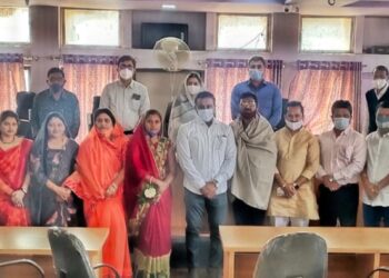 नवापूर नगरपालिकेच्या  स्थायी समिती व विषय समिती सभापतीची बिनविरोध निवड