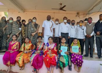 भालेर येथील क.पु.पाटील माध्यमिक विद्यालयात राबविण्यात आला जिजाऊ ते सावित्री सन्मान महाराष्ट्राच्या लेकींचा उपक्रम