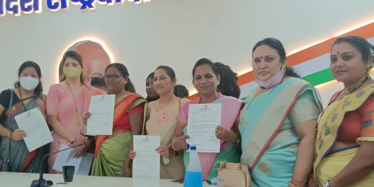 नंदुरबार जिल्ह्यात राष्ट्रवादीतर्फे महिला निरीक्षकांच्या नियुक्त्या