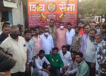 शहादा येथे स्व.बाळासाहेब ठाकरे यांचा जयंतीनिमित्त गरीब नवाज कॉलनीत शिवसेना शाखांचे उद्घाटन