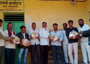 खोंडामळी ग्रामपंचायततर्फे गावातील  31 दिव्यांग लाभार्थीना पाच टक्के निधीचे वाटप