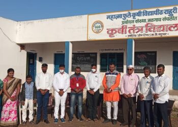 उमर्दे येथील कृषि विद्यालयात प्रजासत्ताक दिन साजरा