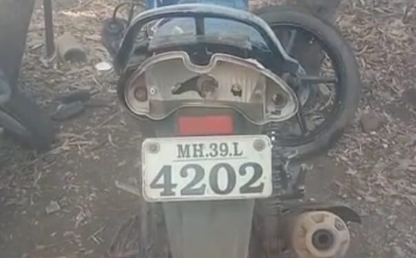 निंबोणी येथे चारचाकी व दुचाकीचा अपघात, युवक गंभीर जखमी