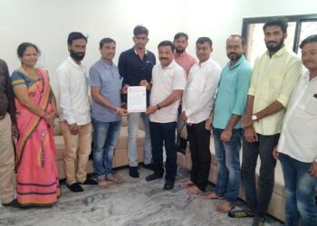 प्रधानमंत्री आत्मनिर्भर भारत अभियान संघटन नंदुरबार  जिल्हाध्यक्ष कैलास चौधरी यांच्या हस्ते पदभार नियुक्ती