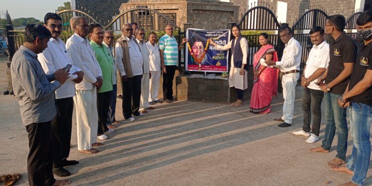 प्रधामनंत्री आत्मनिर्भर भारत अभियान संघटन व भाजपातर्फे स्व.लतादिदी यांना भावपुर्ण श्रध्दांजली