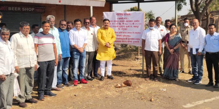 नवापूर तालुक्यातील आ. शिरीषकुमार नाईक यांच्या हस्ते विविध कामांचे भूमिपूजन