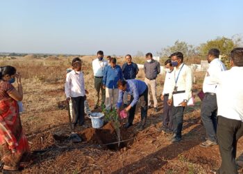 संत गाडगेबाबा ग्रामस्वच्छता अभियानांतर्गत  श्रीरामपुरला जिल्हास्तरीय समितीकडून तपासणी