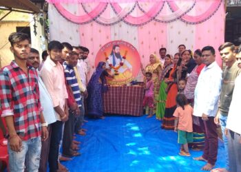 तळोदा येथे संत रोहिदास महाराज जयंती साजरी