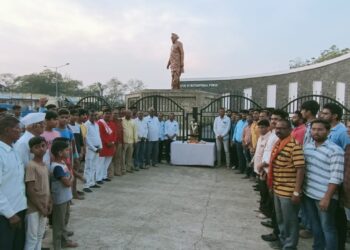 लोणखेडा येथे राष्ट्रीय स्वयंसेवक संघातर्फे शिवजयंती साजरी